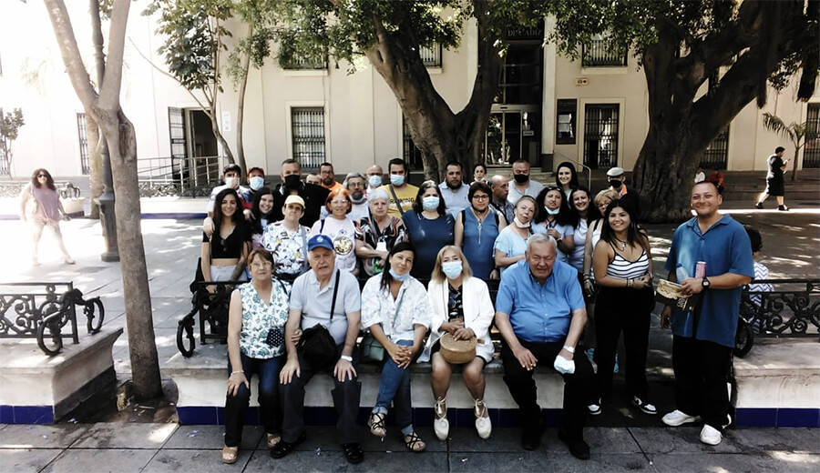 Día de cultura y convivencia de las delegaciones de Conil, San Fernando y Cádiz en el museo arqueológico de Cádiz