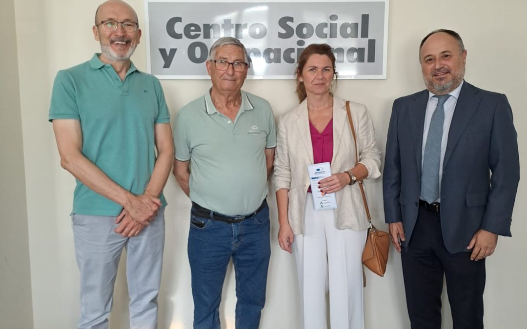 EL DIRECTOR DE LA CAIXA OF. JEREZ CONOCE DE PRIMERA MANO LA ACTIVIDAD DE AFEMEN