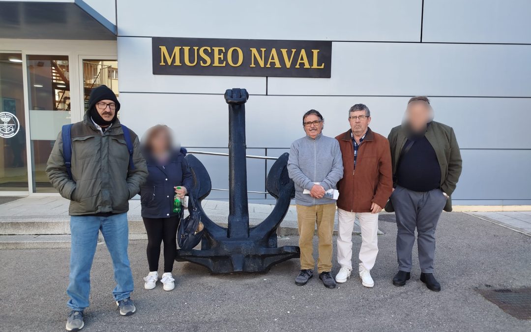 MIEMBROS DE AFEMEN CHICLANA REALIZAN UNA VISITA AL MUSEO NAVAL DE SAN FERNANDO