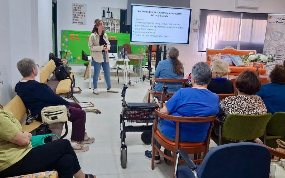 AFEMEN ALGECIRAS IMPULSA UNA CHARLA SOBRE SALUD MENTAL EN EL CEPER JUAN RAMÓN JIMÉNEZ