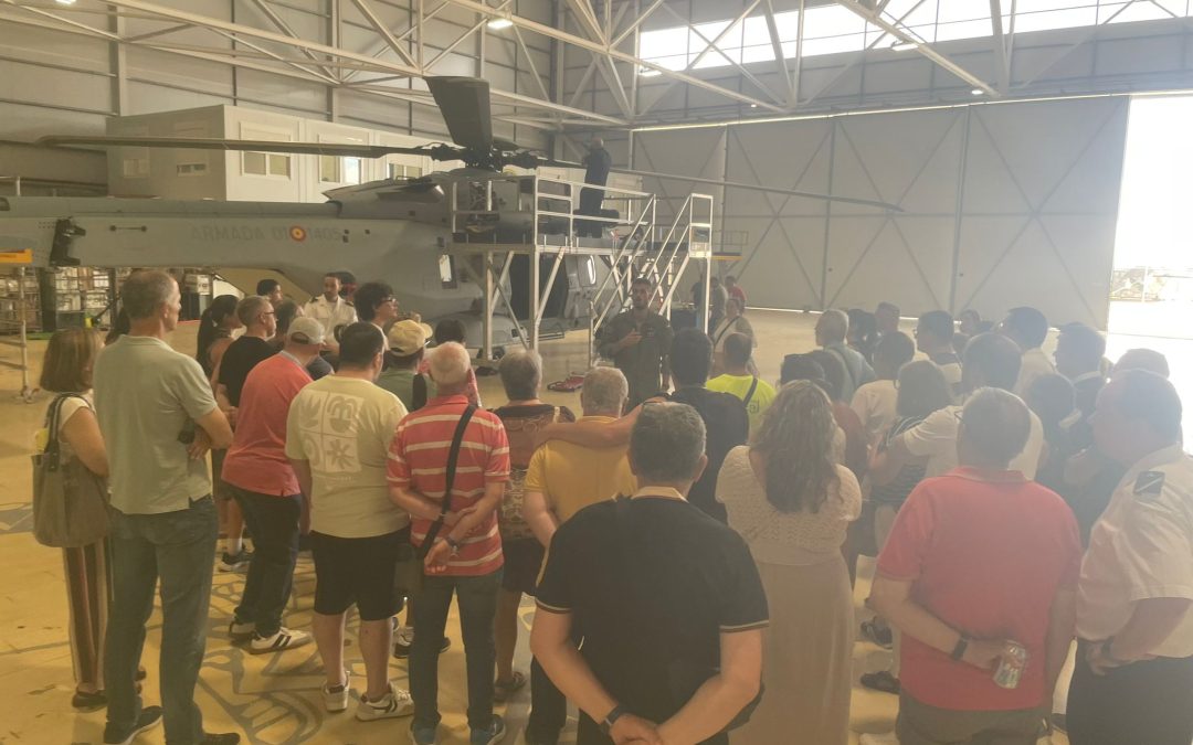 AFEMEN SANLÚCAR Y AFEMEN ROTA REALIZAN UNA VISITA CONJUNTA A LA BASE NAVAL DE ROTA